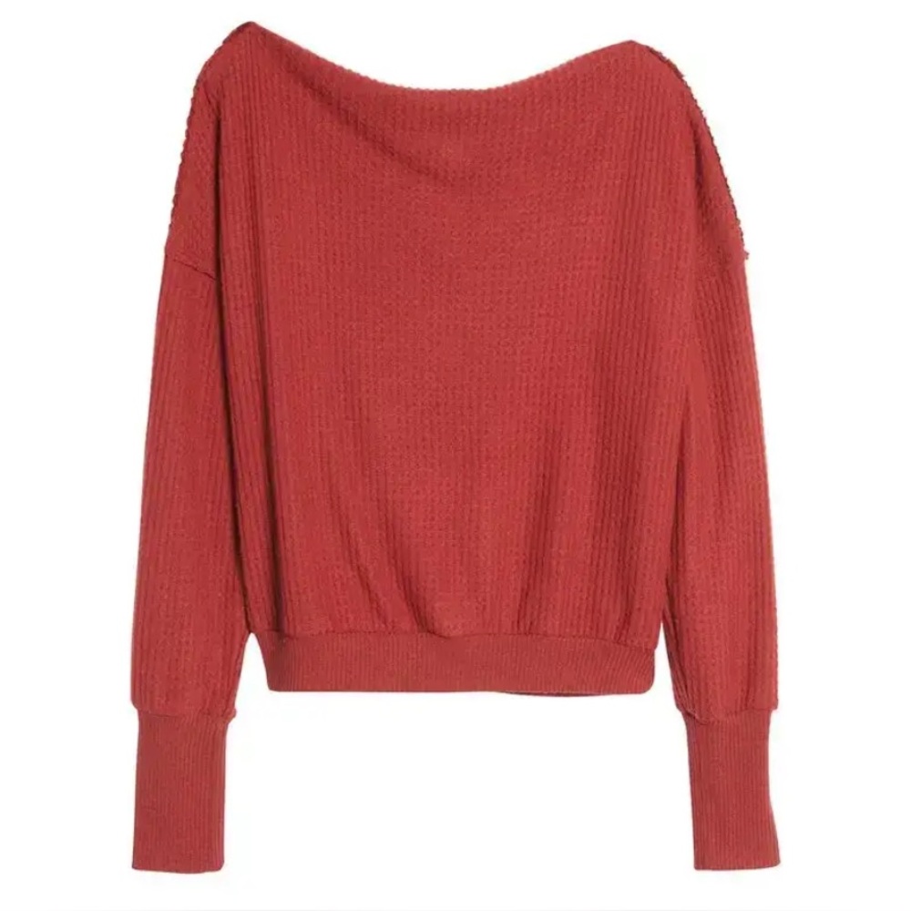 Treasure & Bond Off The Shoulder Knit Top